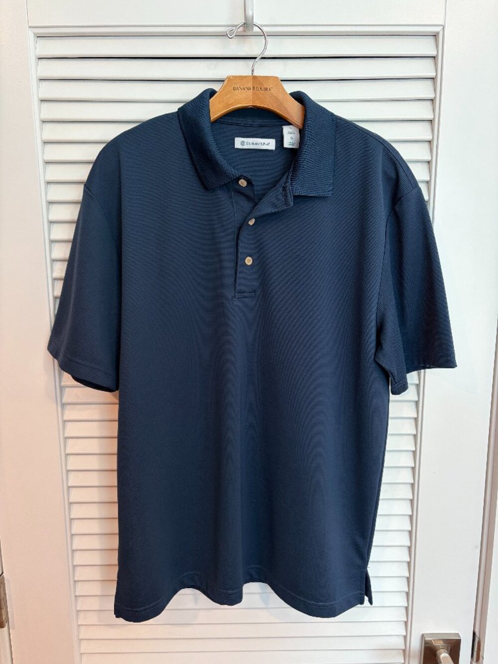 Mens Navy Polo (Perry Ellis)